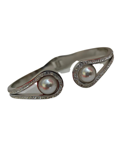 Beaded Bliss Silver Bracelet