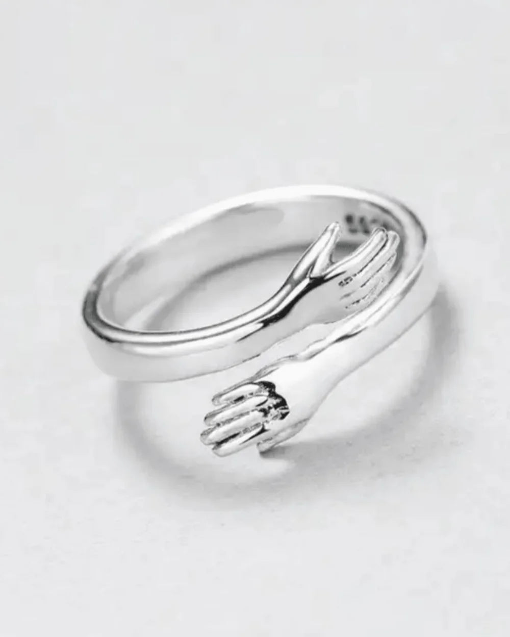 Lover's Hold Silver Band