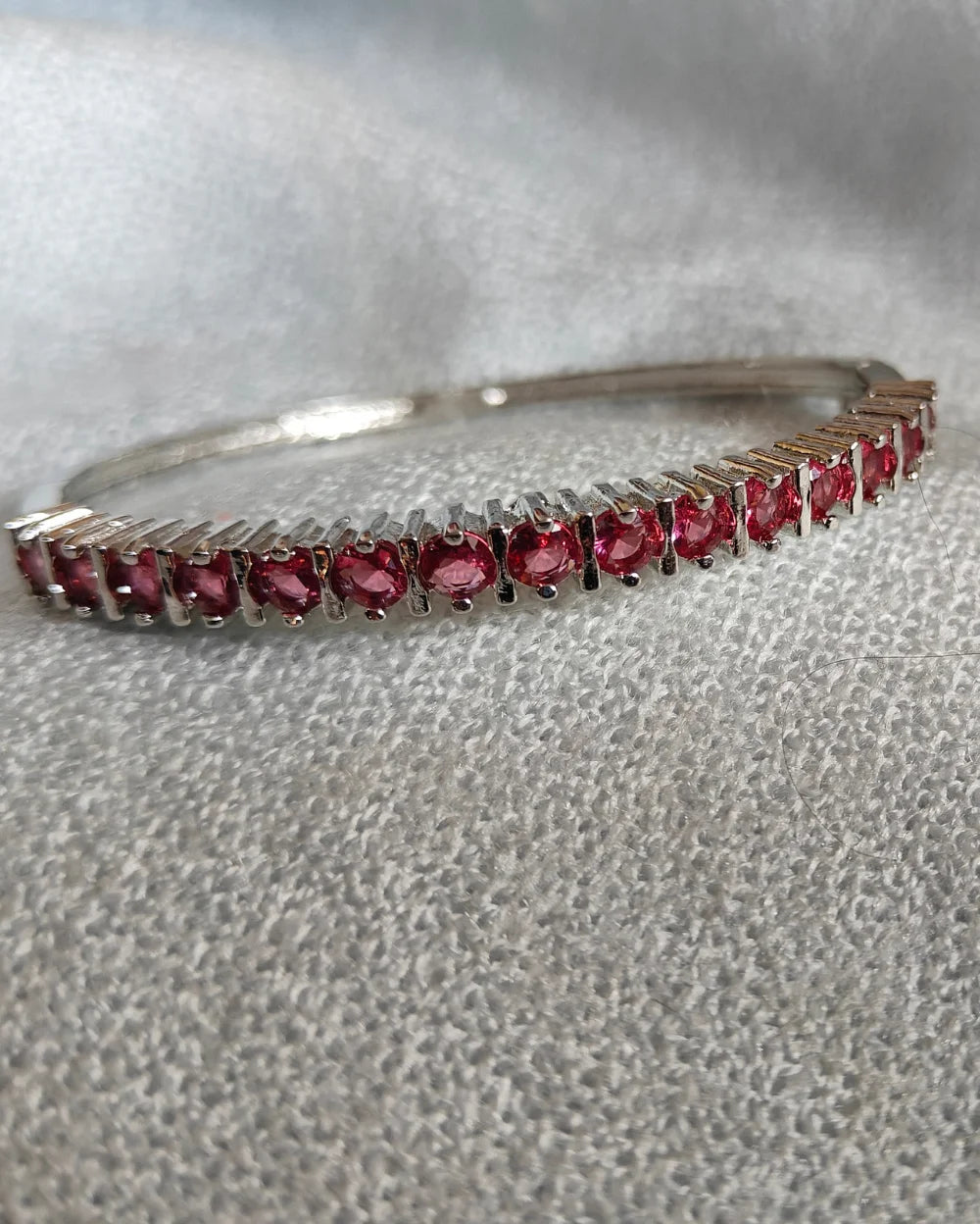 Rose Elegance Silver Bracelet