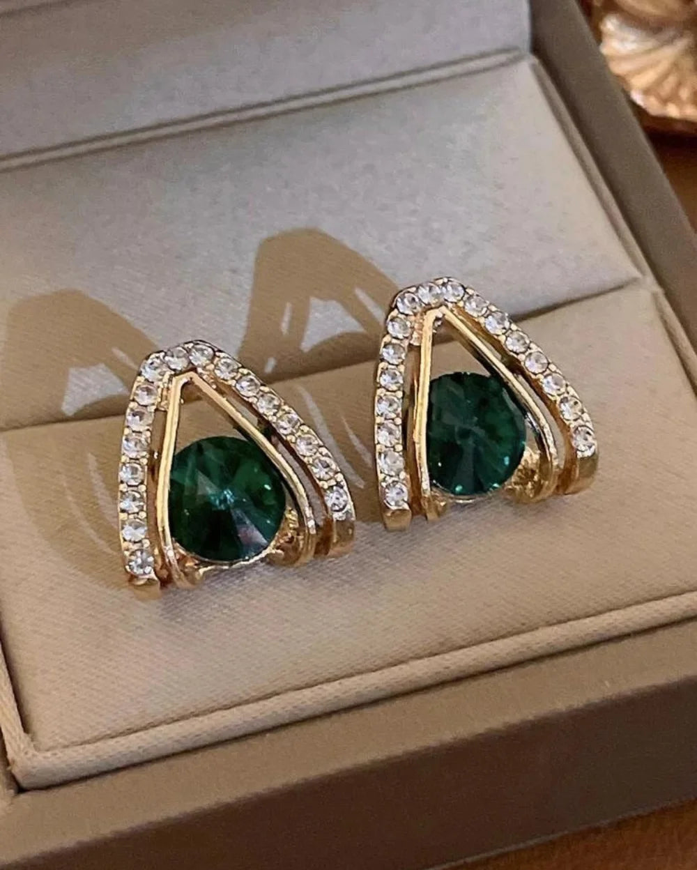 Gold-toned Stud Earrings