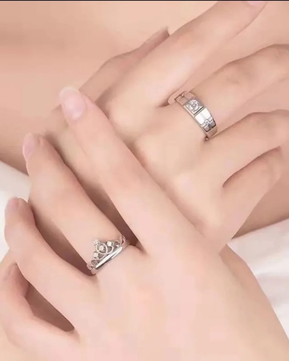 Silent Promise Couple Ring