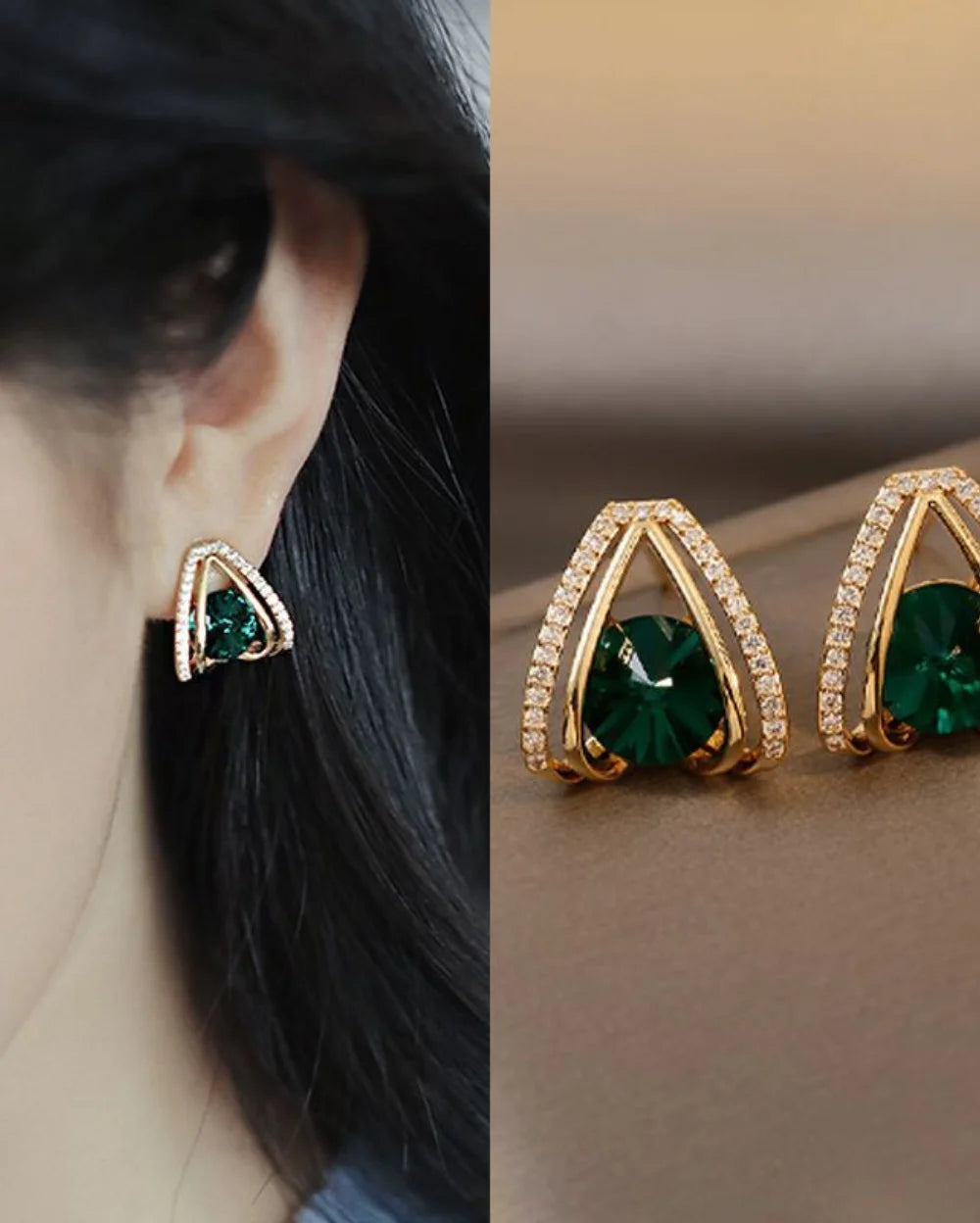 Gold-toned Stud Earrings