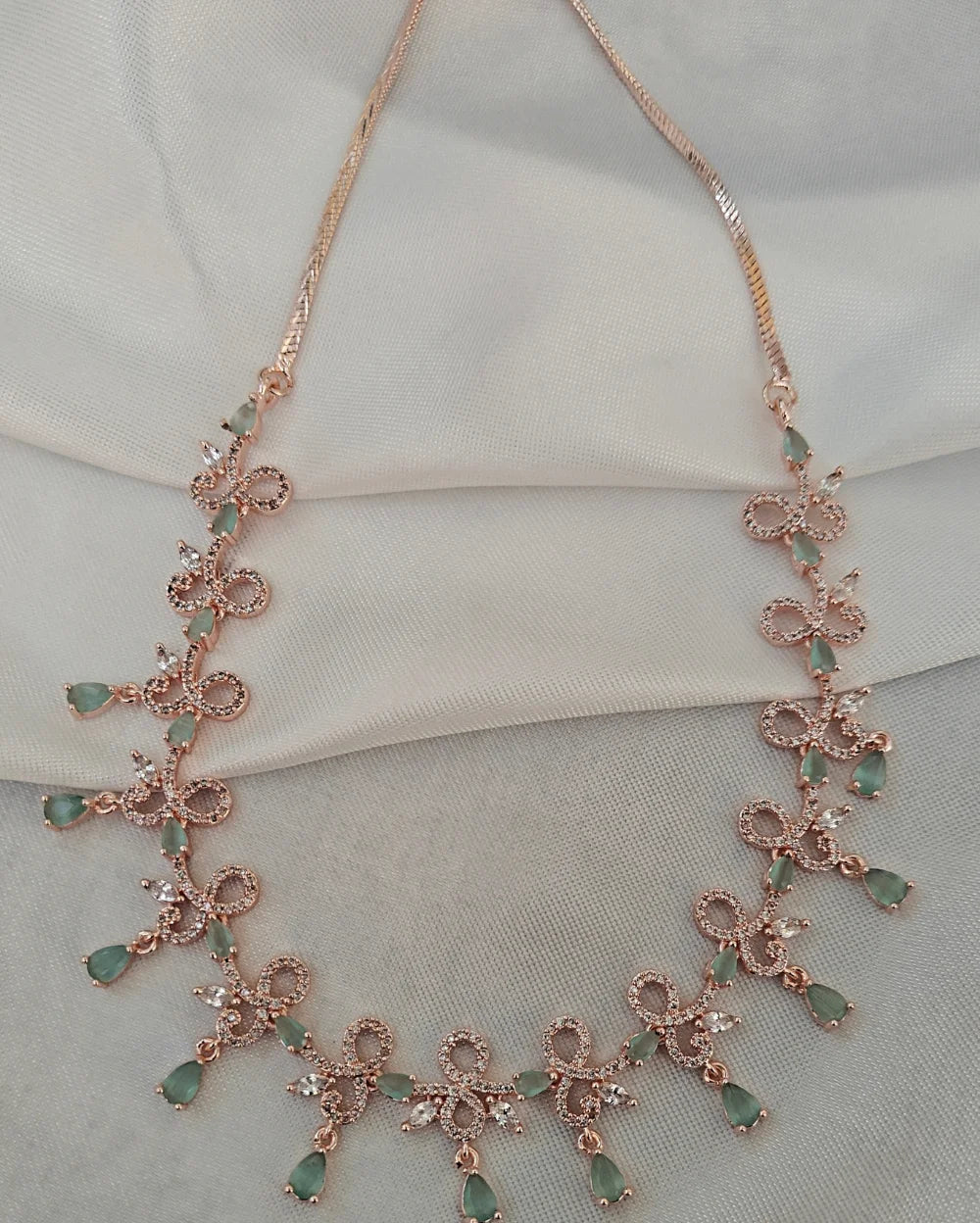 Enchanted Blush AD Necklace