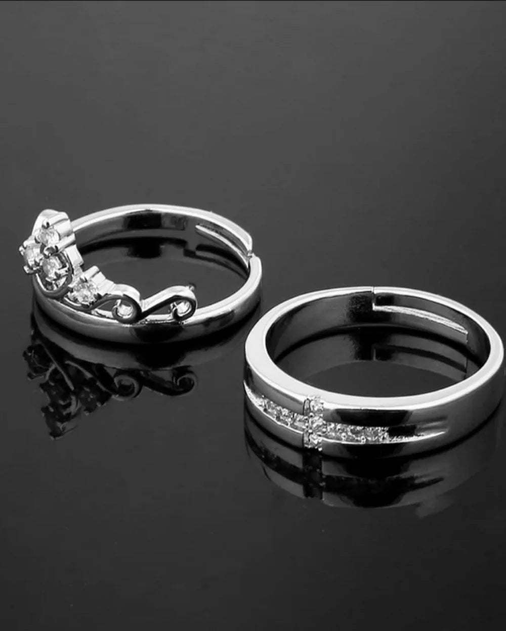 Silent Promise Couple Ring