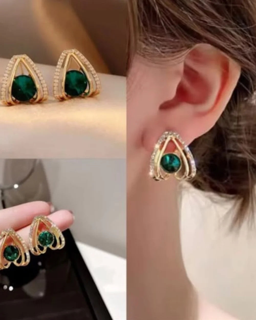 Gold-toned Stud Earrings