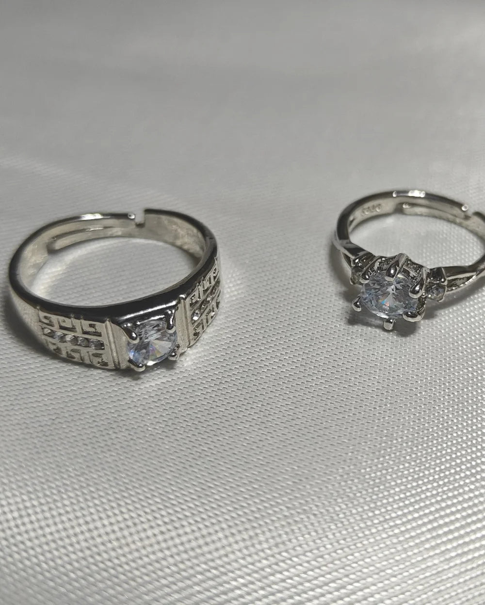Linked Souls Couple Ring Set