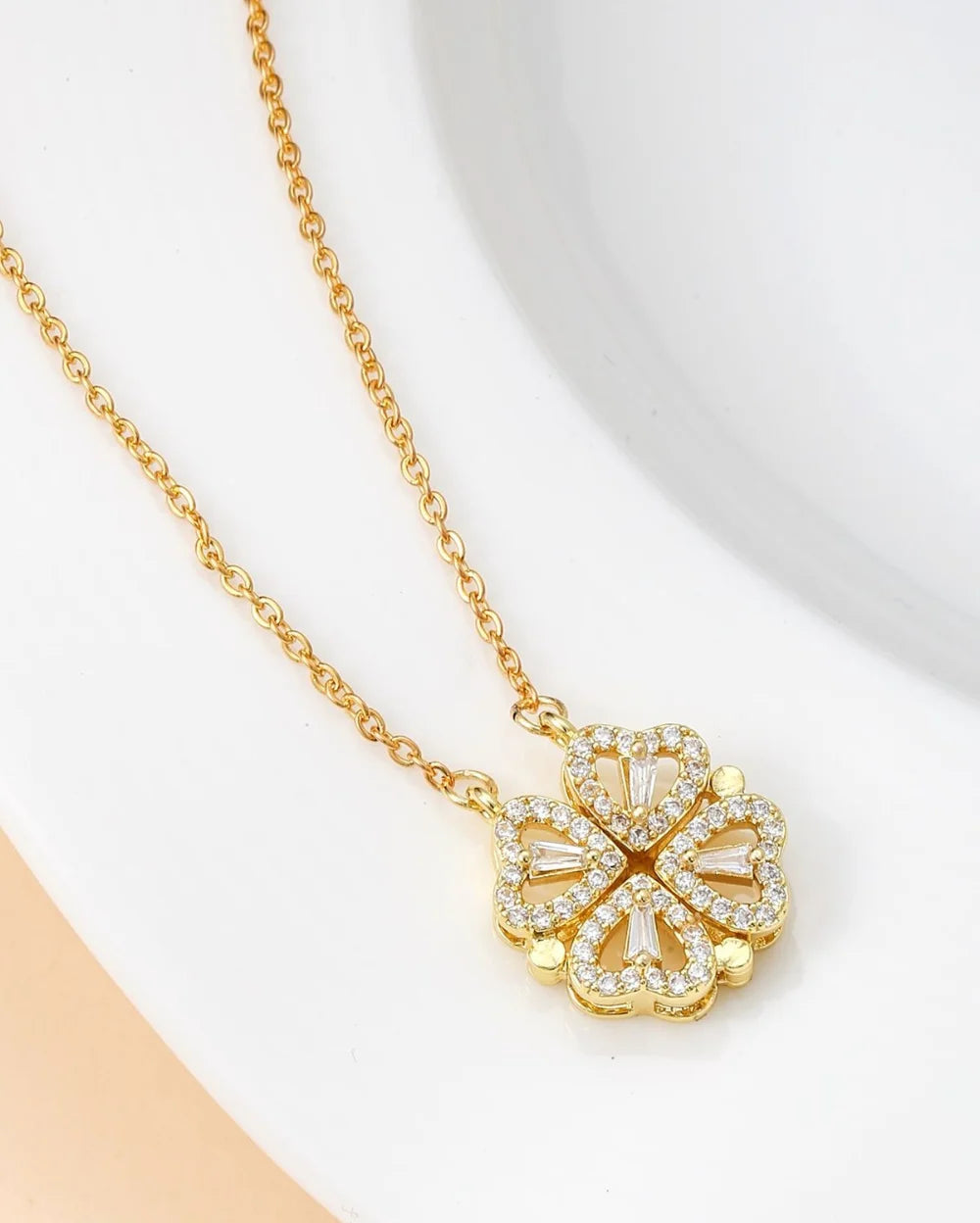 Timeless Shine Lock and Love Pendant