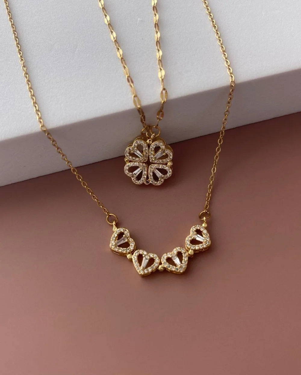 Timeless Shine Lock and Love Pendant