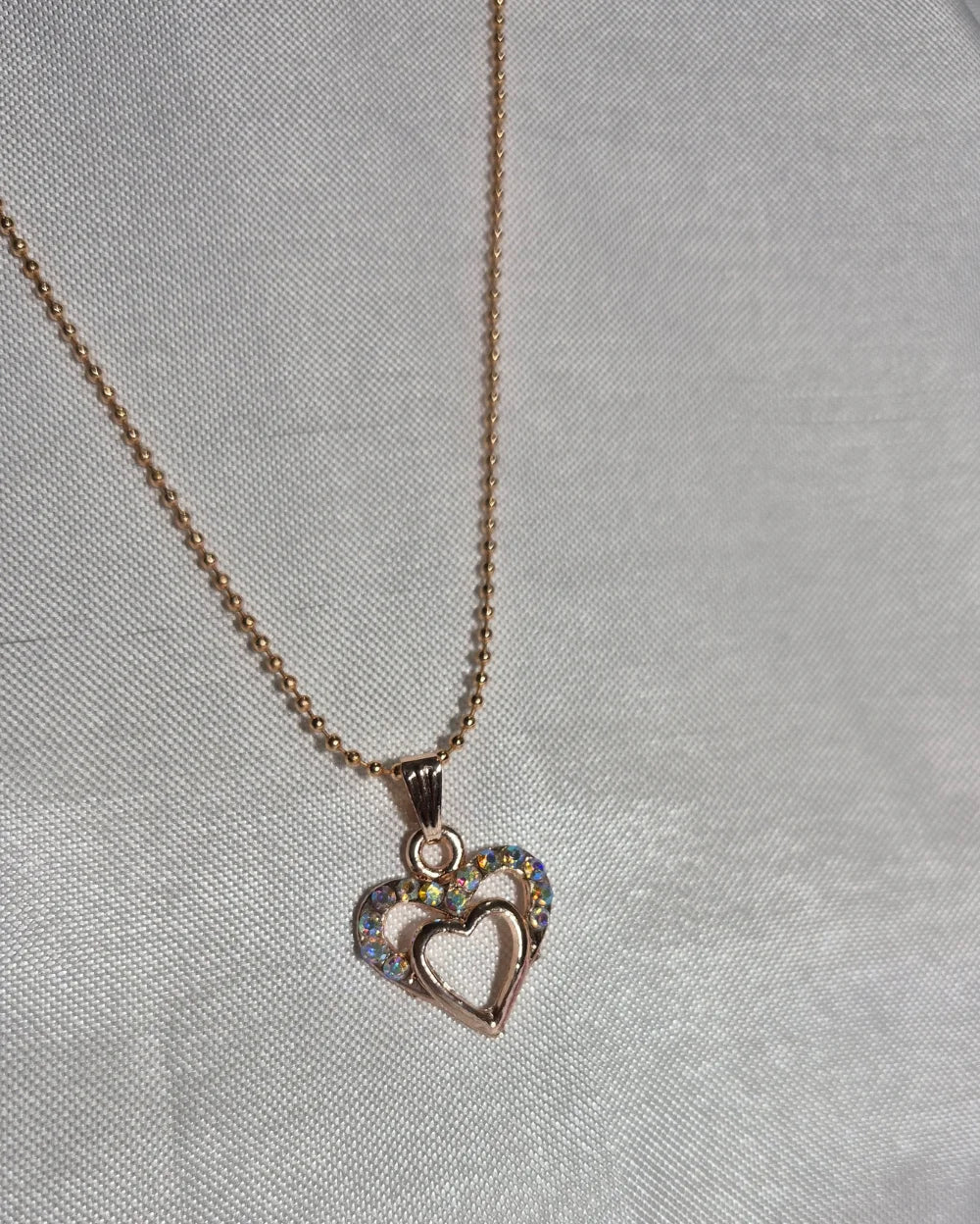 Wanderlust Heart shaped Pendant