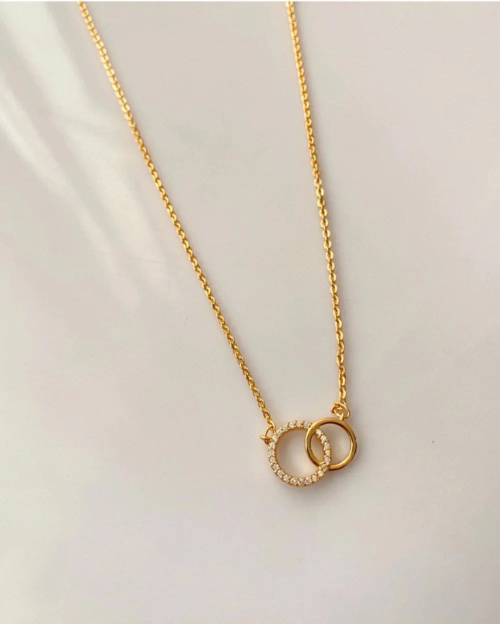 Glow On Double Ring Pendant