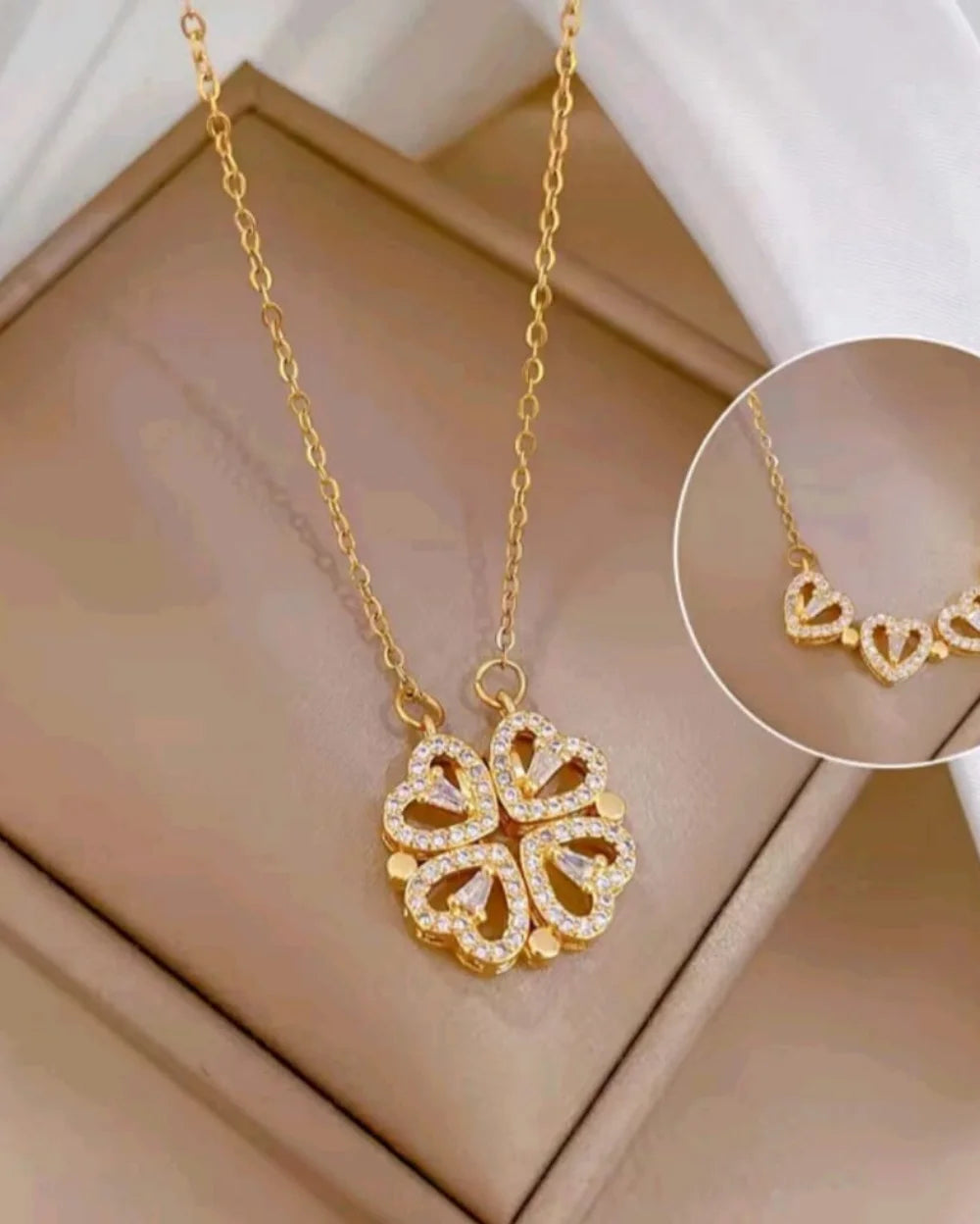 Timeless Shine Lock and Love Pendant