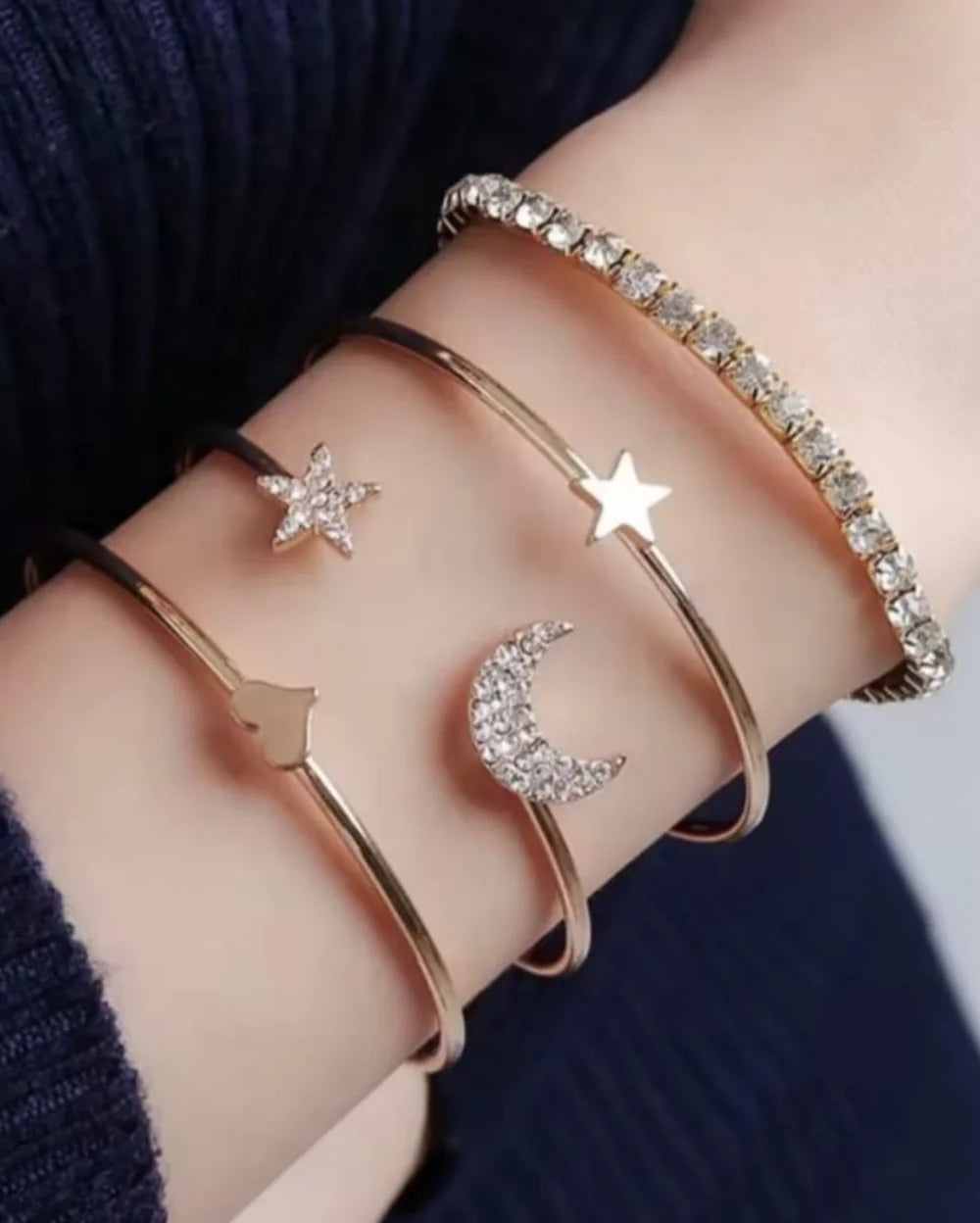 The Radiant Set of 4 Bracelets