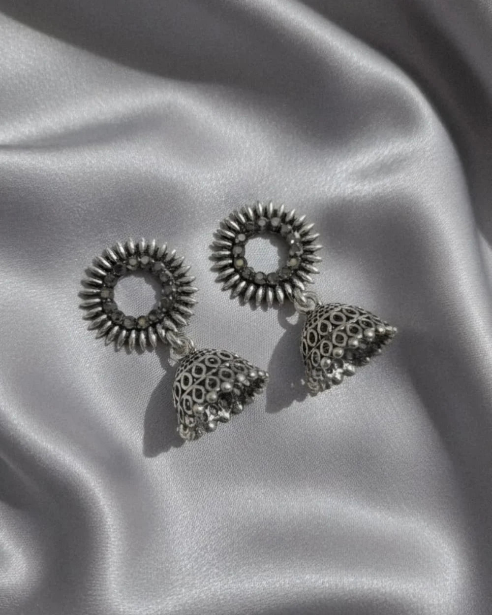 Oxidised Jhumkas