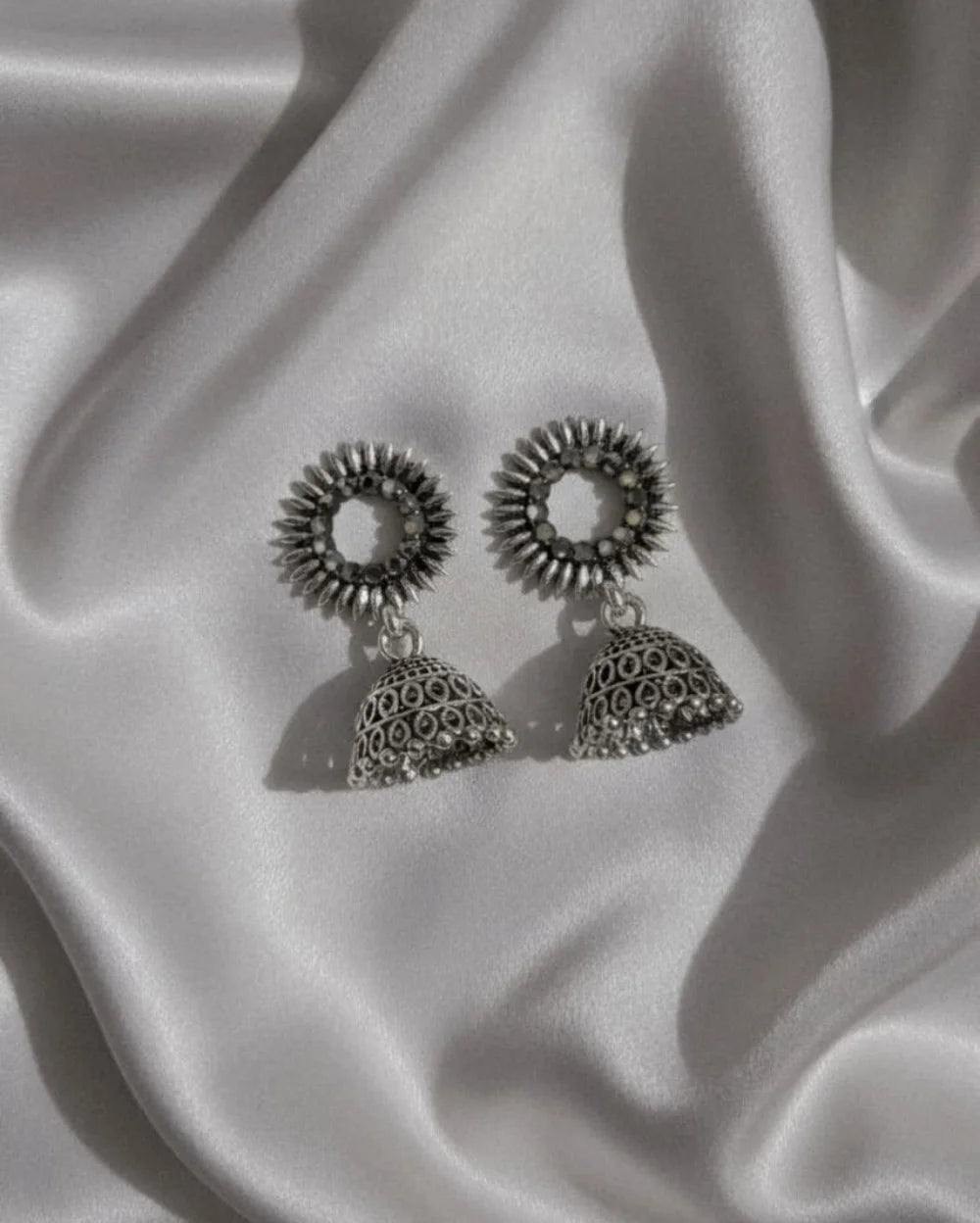 Oxidised Jhumkas