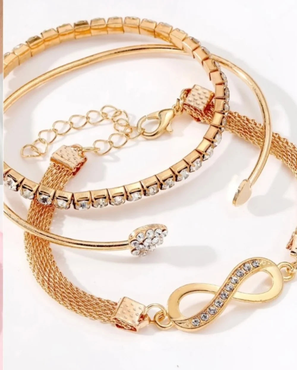 Shimmering Bonds Set of 3 Bracelets