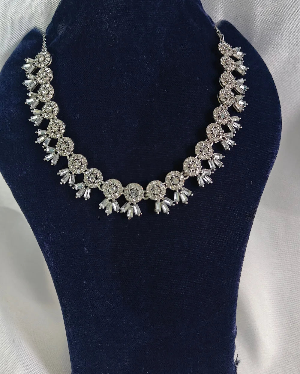 Ice Blossom Necklace and Earring set