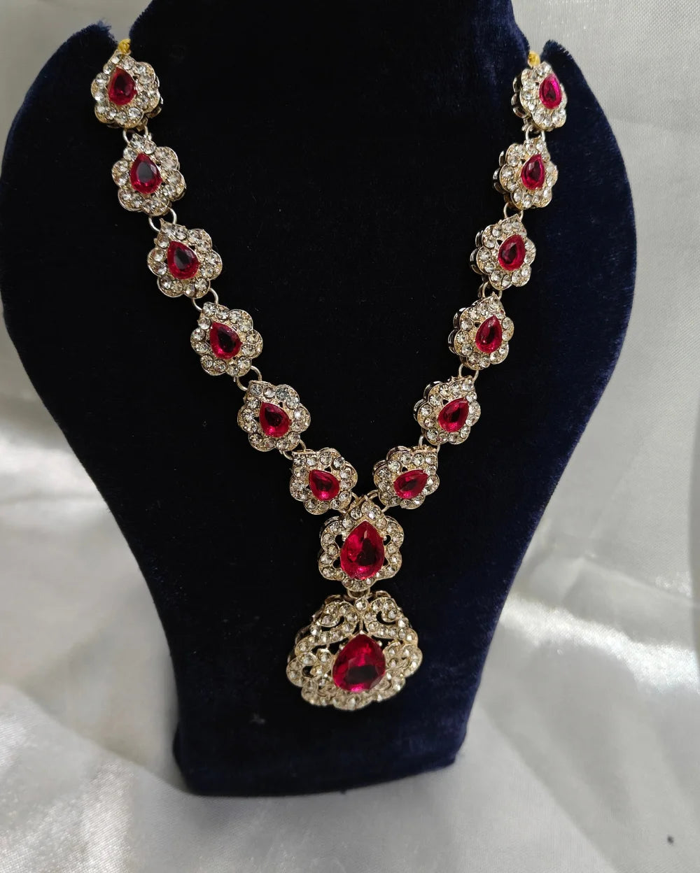 Moonlit Silver and Gold Necklace set