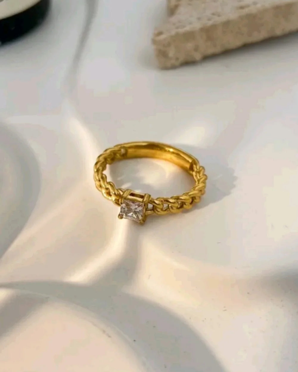 Golden Glow Ring