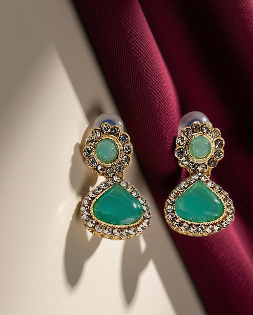 Turquoise Green necklace set