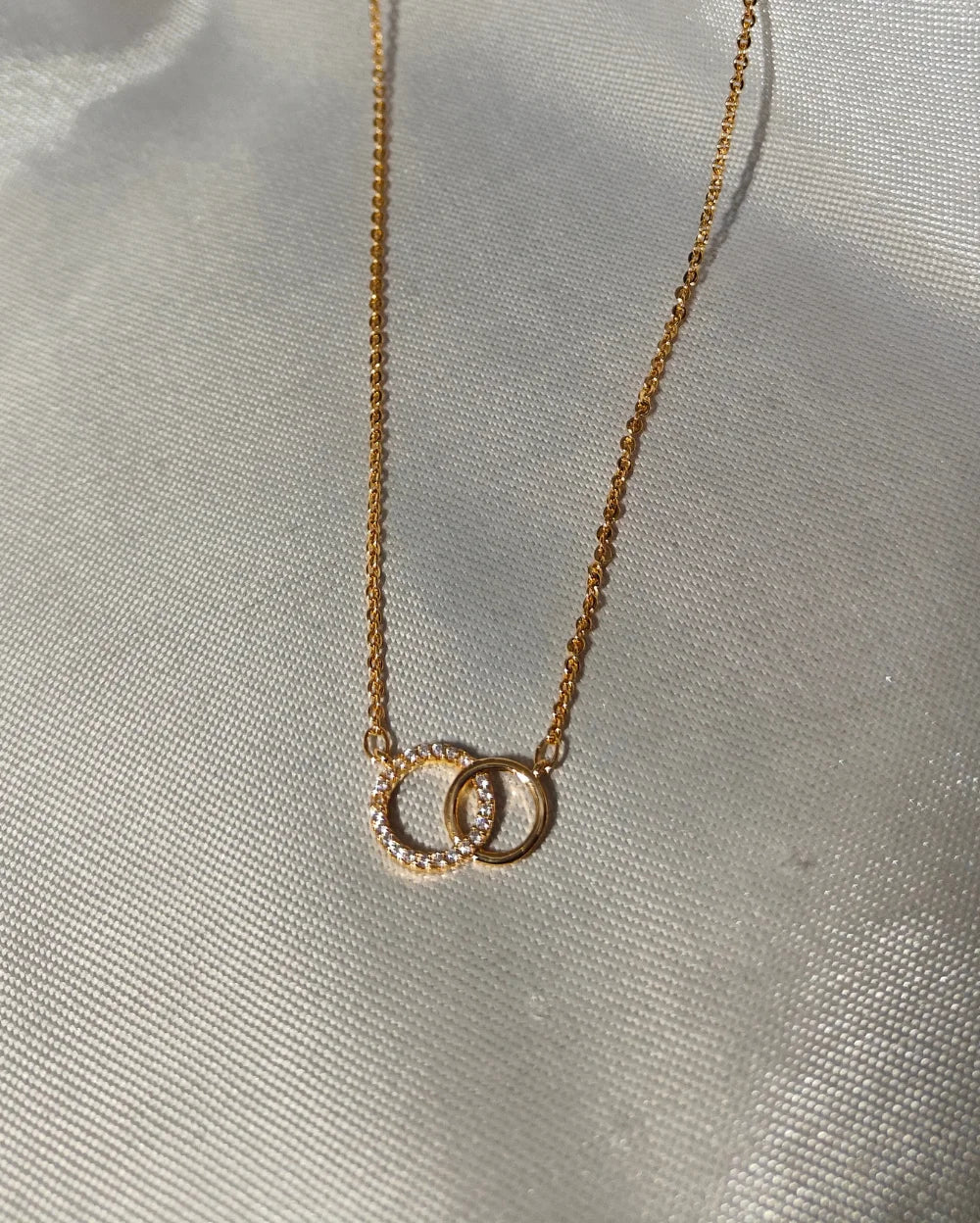 Glow On Double Ring Pendant